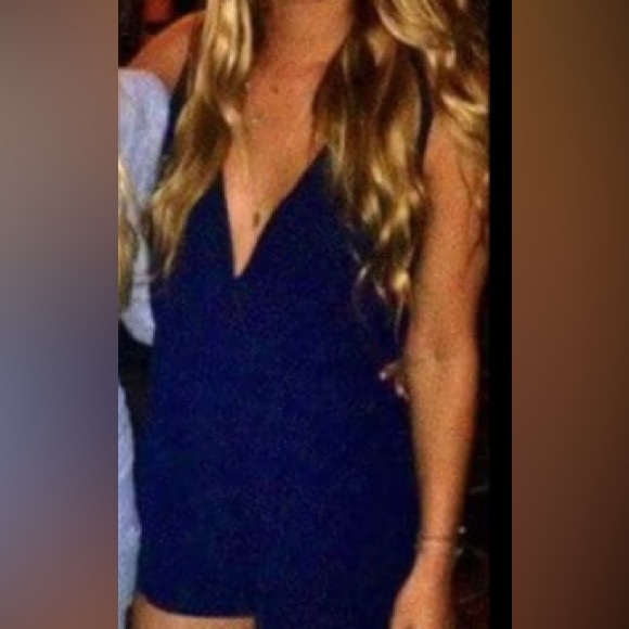 Navy blue romper - Picture 2 of 3